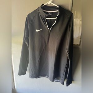 Black Nike Fleece Dry Fit Quarter Zip